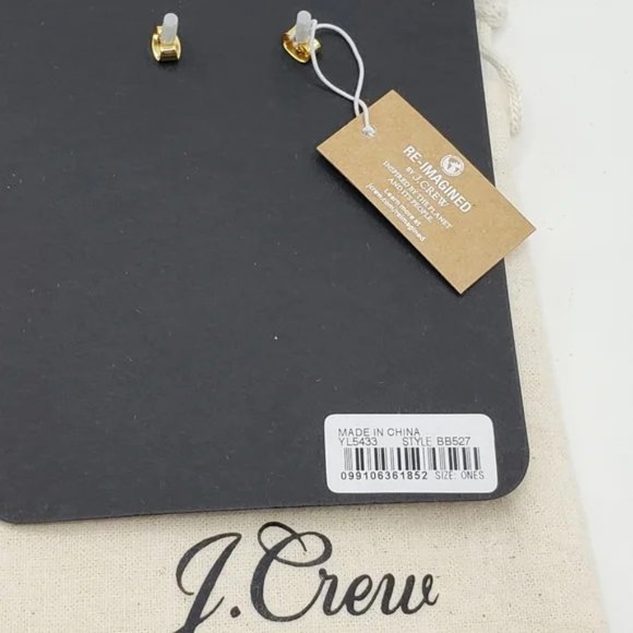 J. Crew Triple-square drop earrings - Picture 6 of 6